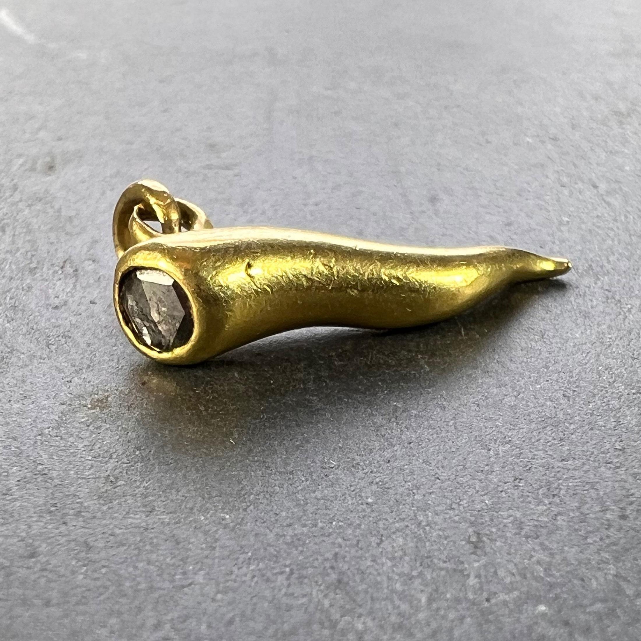 cornicello gold charm