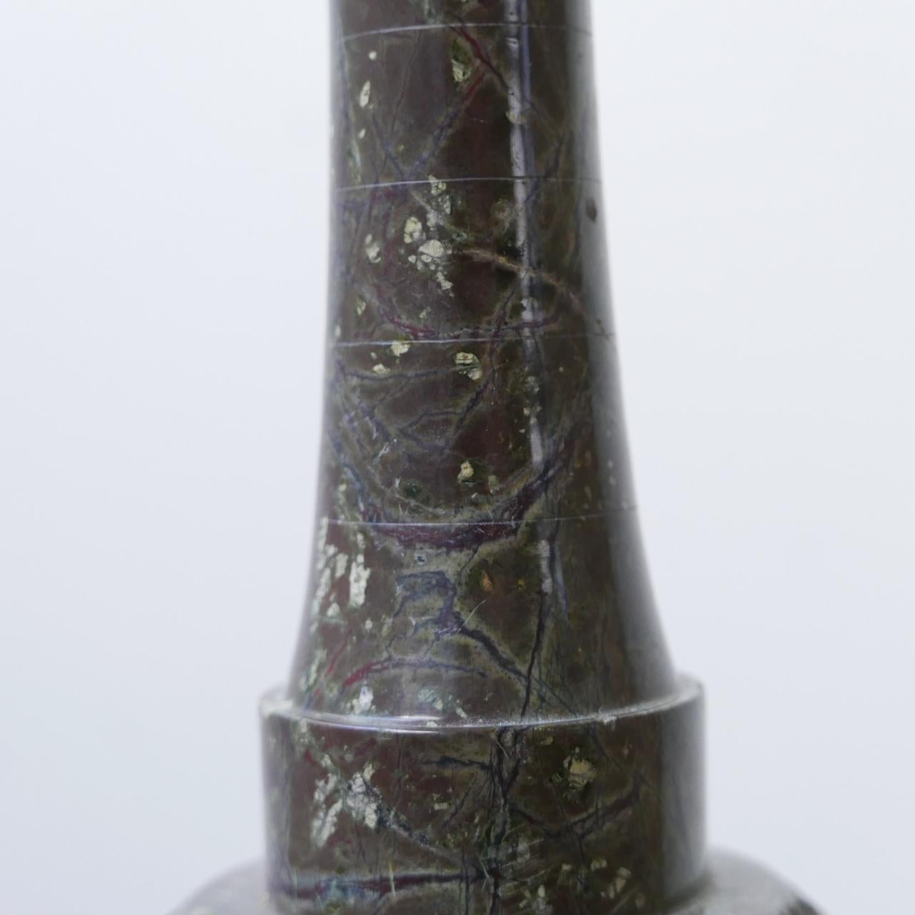 European Cornish Marble Stone Table Lamp 'No.2'