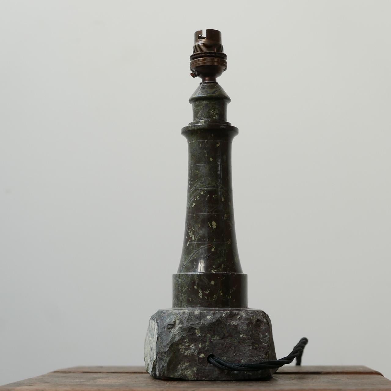 Cornish Marble Stone Table Lamp 'No.2' 2