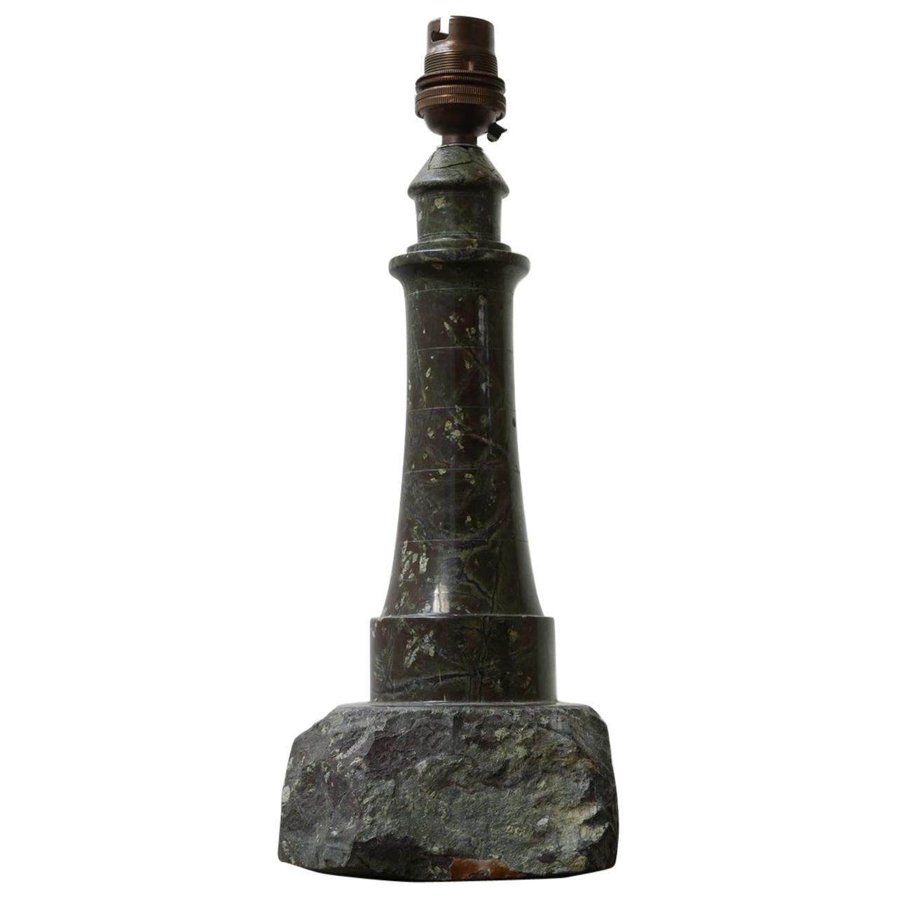 Cornish Marble Stone Table Lamp 'No.2'