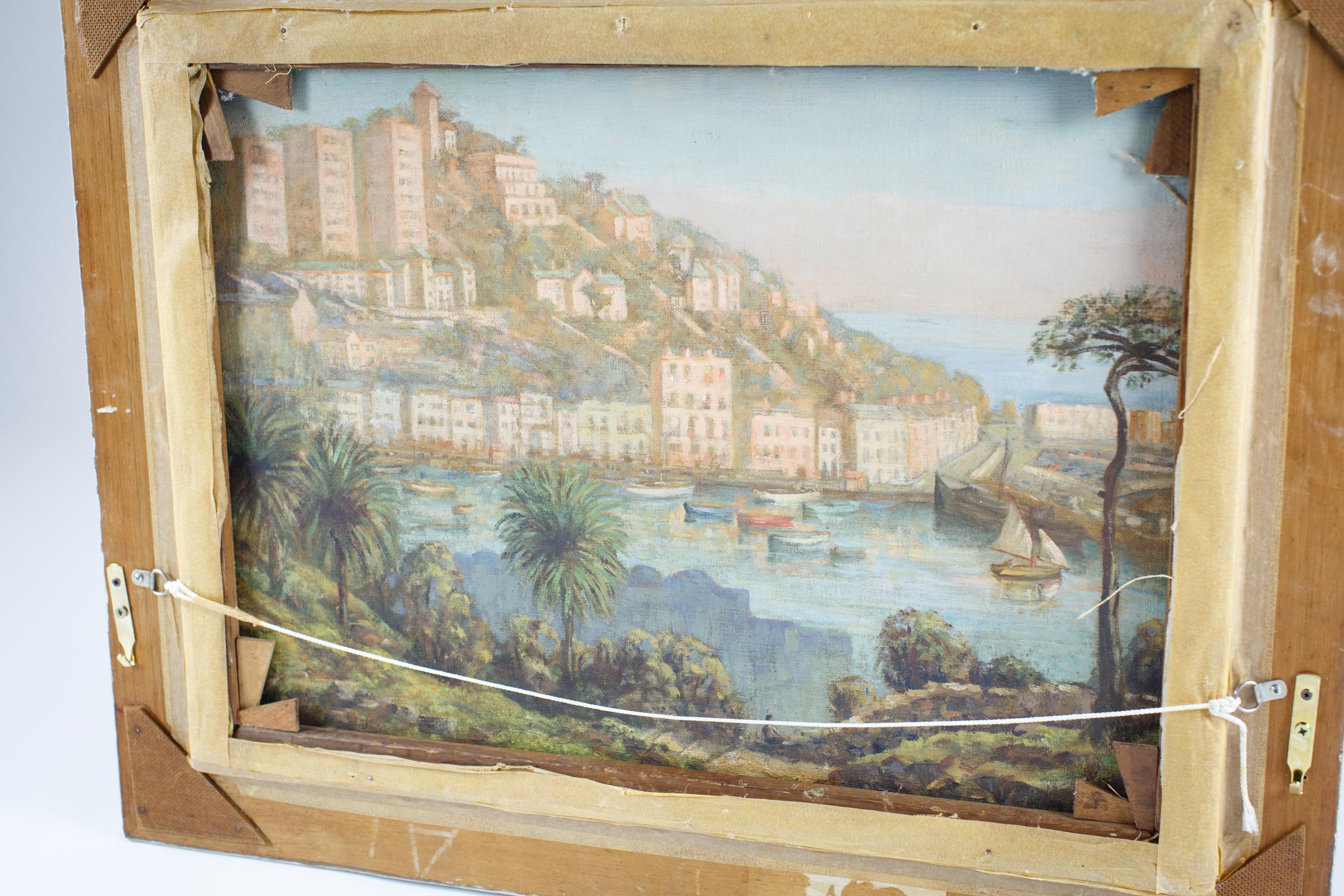 Cornish Regatta, Öl auf Leinwand Gemälde von E. N. Townsend (Gemalt) im Angebot