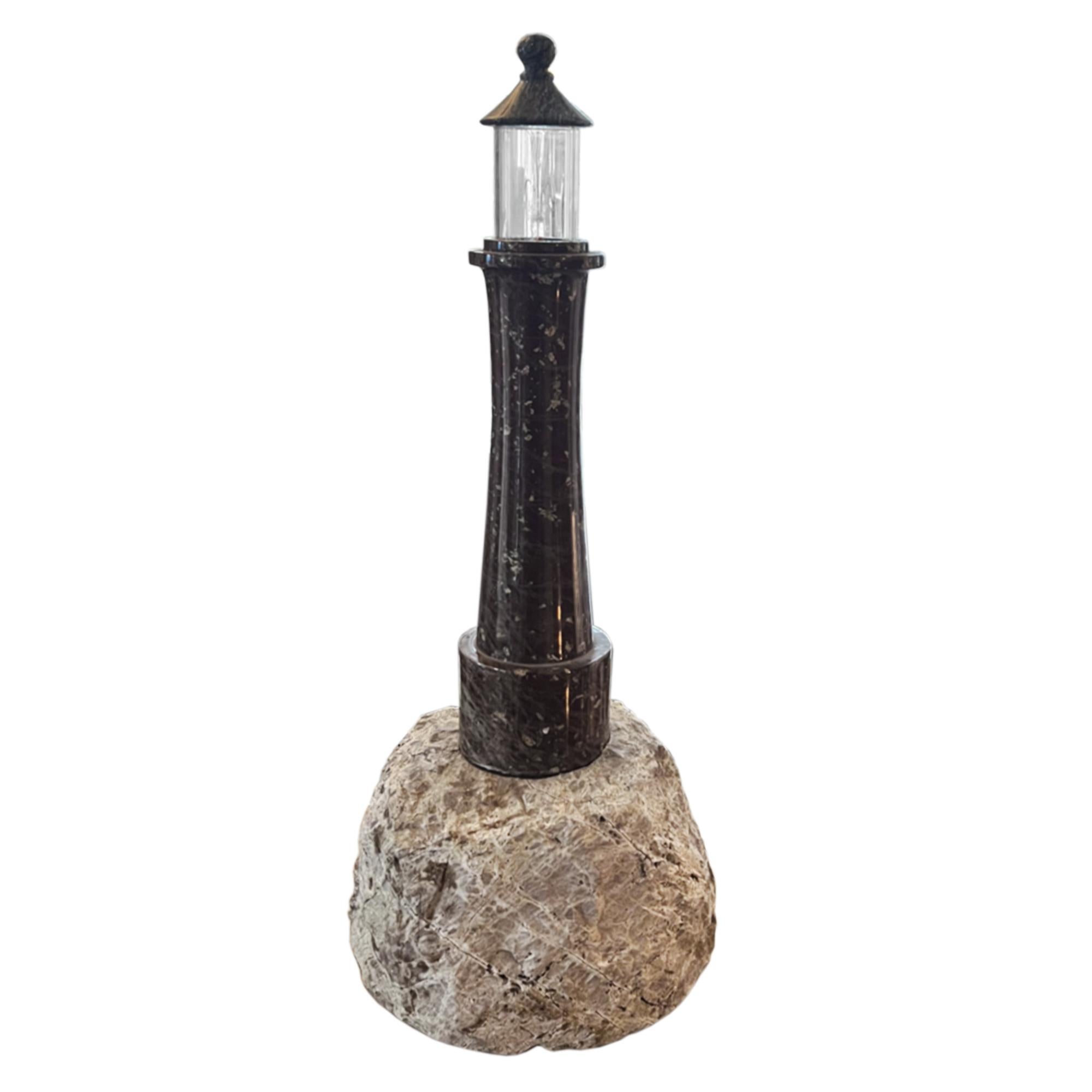 These table lamps are iconic Cornish antiques. Hand crafted from the local Serpentine stone near The Lizard - the extraction of this rock is now very limited and only small items are now made. 

We currently have two of these table lamps for sale