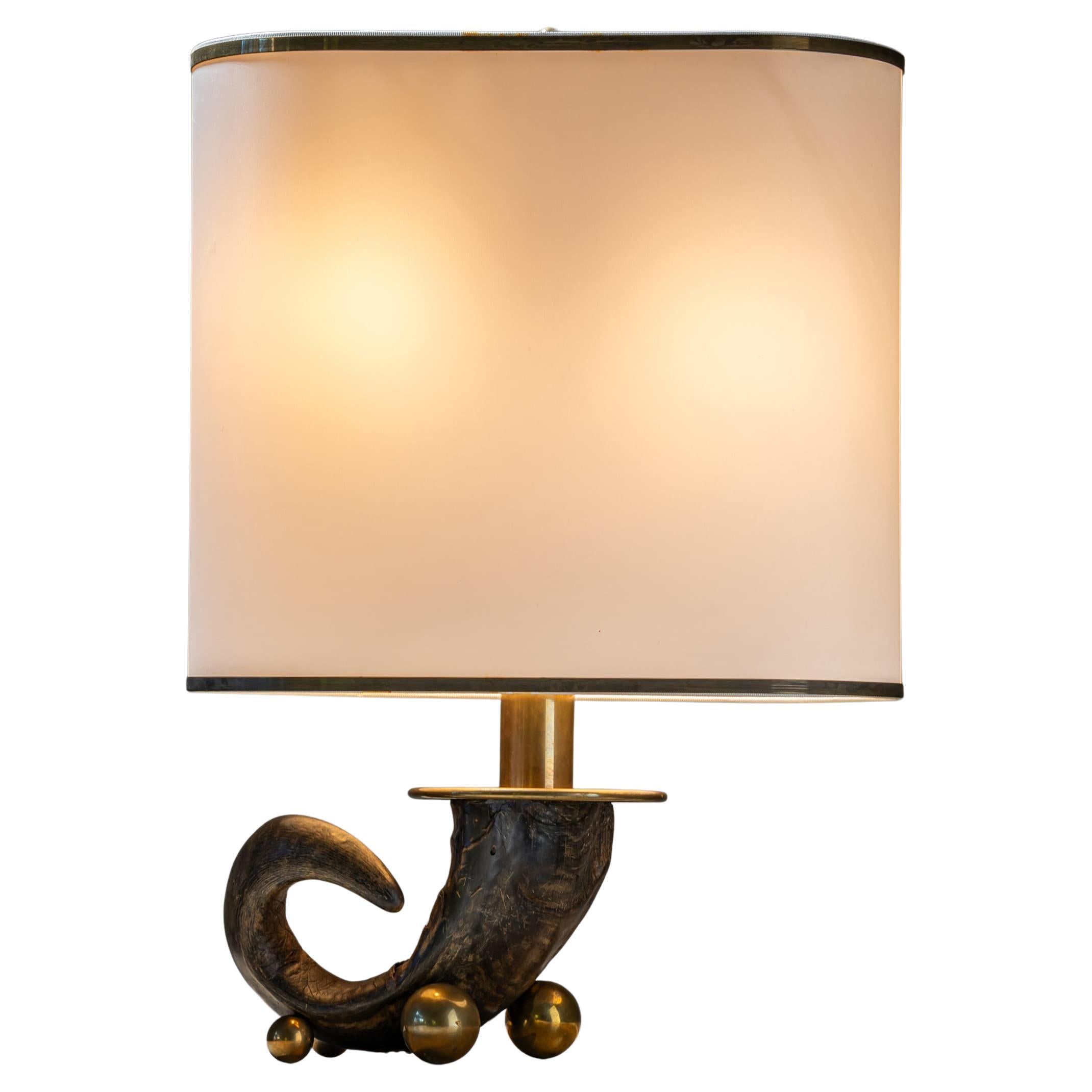 " Corno tre sfere " Lampe à poser de Gabriella Crespi (1922-2017), Italie. en vente