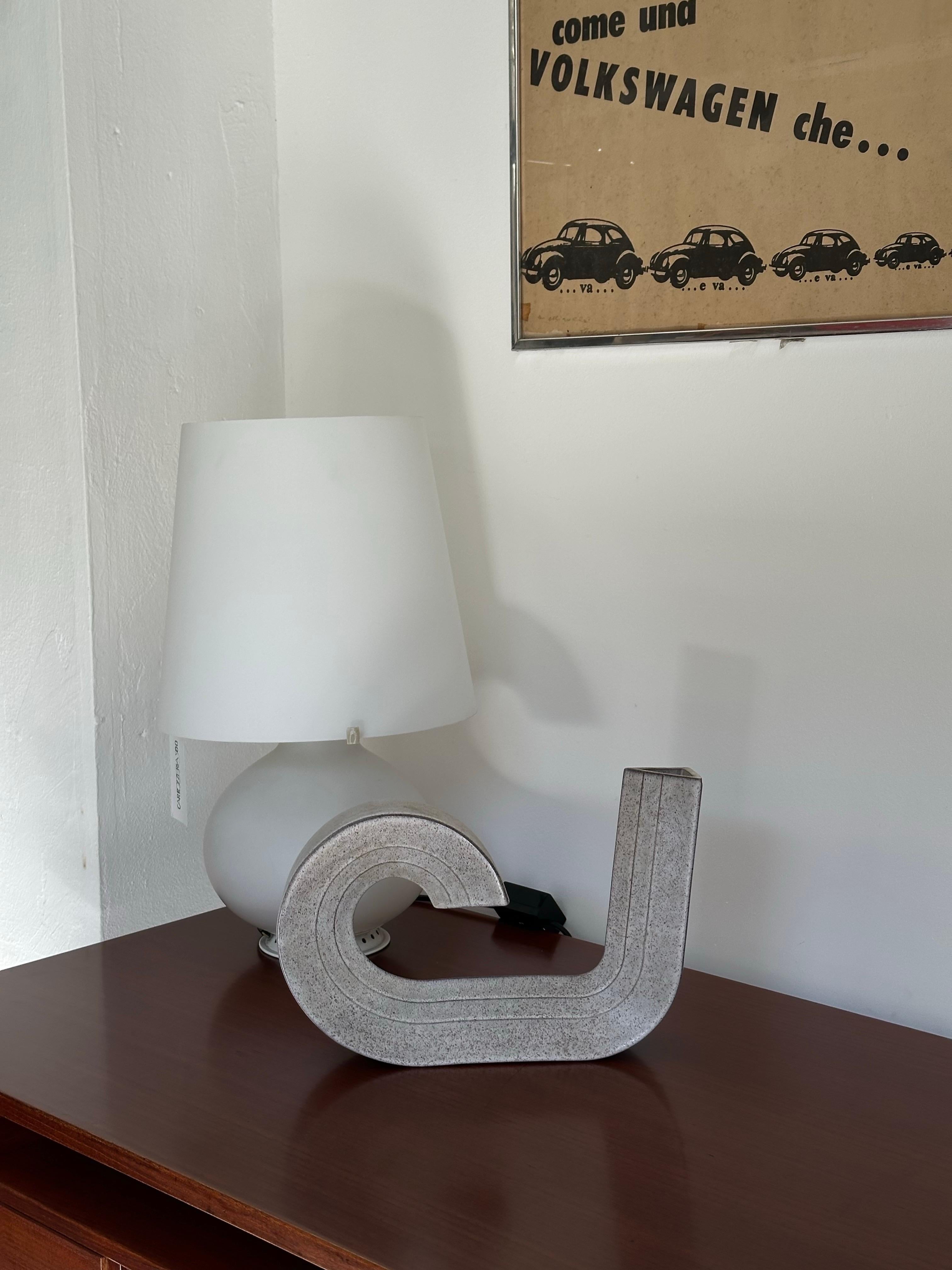 Cornovaso Keramikvase Alessio Tasca, 1970 (Moderne der Mitte des Jahrhunderts) im Angebot