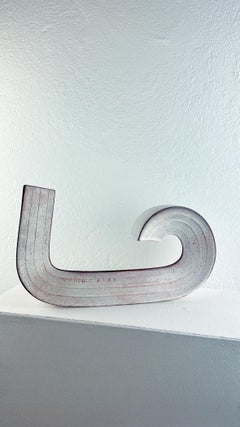 Vaso industriale moderno in ceramica "Cornovaso" di Alessio Tasca, anni '70