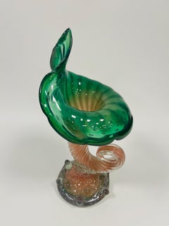 Cornucopia in Murano glass by Aureliano Toso circa 1950.