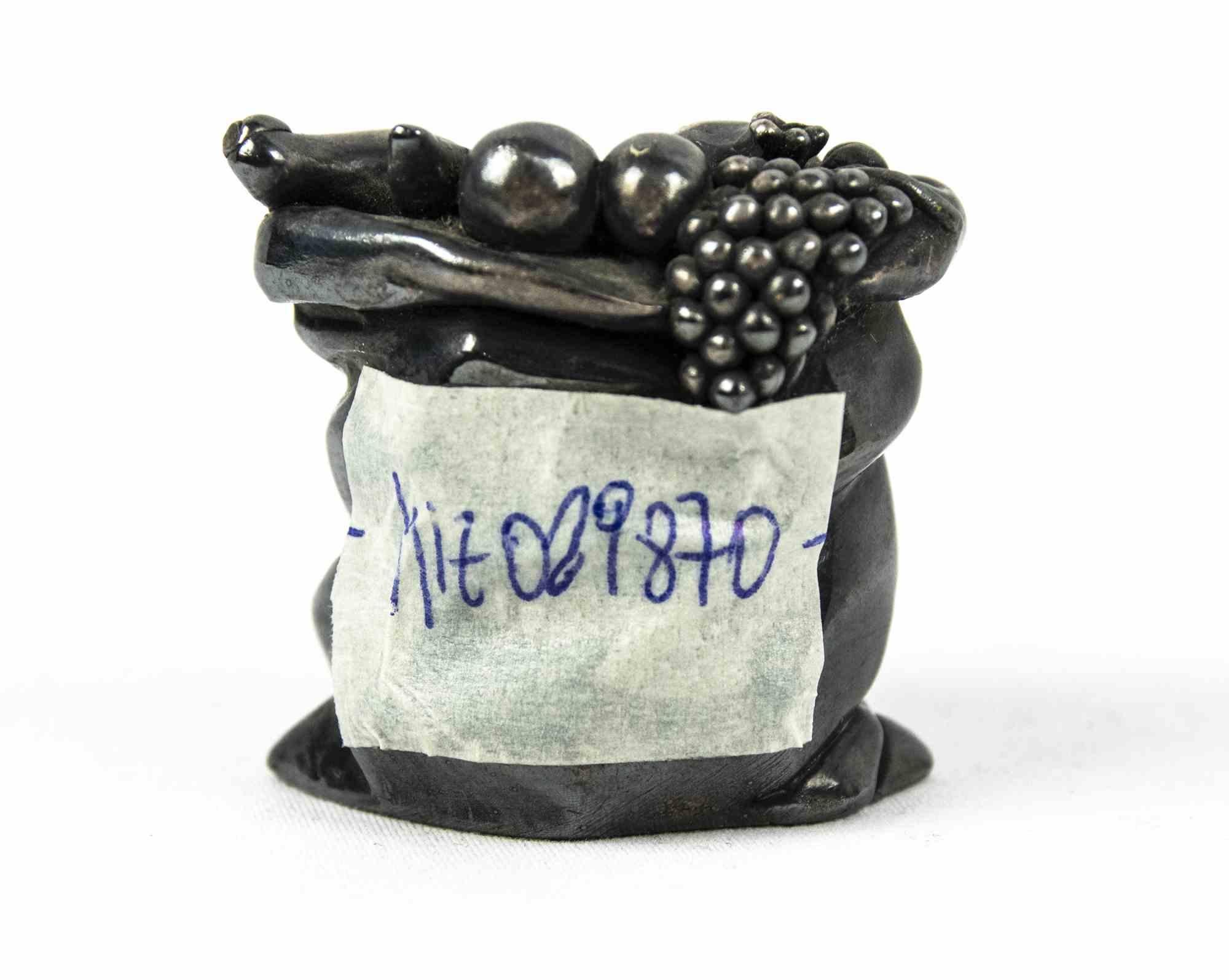 Cornucopia Ornament, Metal Decorative Object, Italy, Mid-20th Century In Good Condition For Sale In Roma, IT