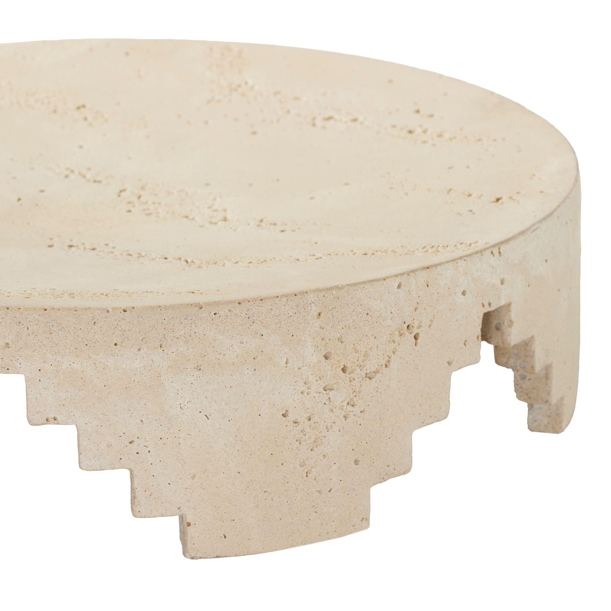 Moulé Centre de table Cornwall ATC07 - Faux travertin en vente