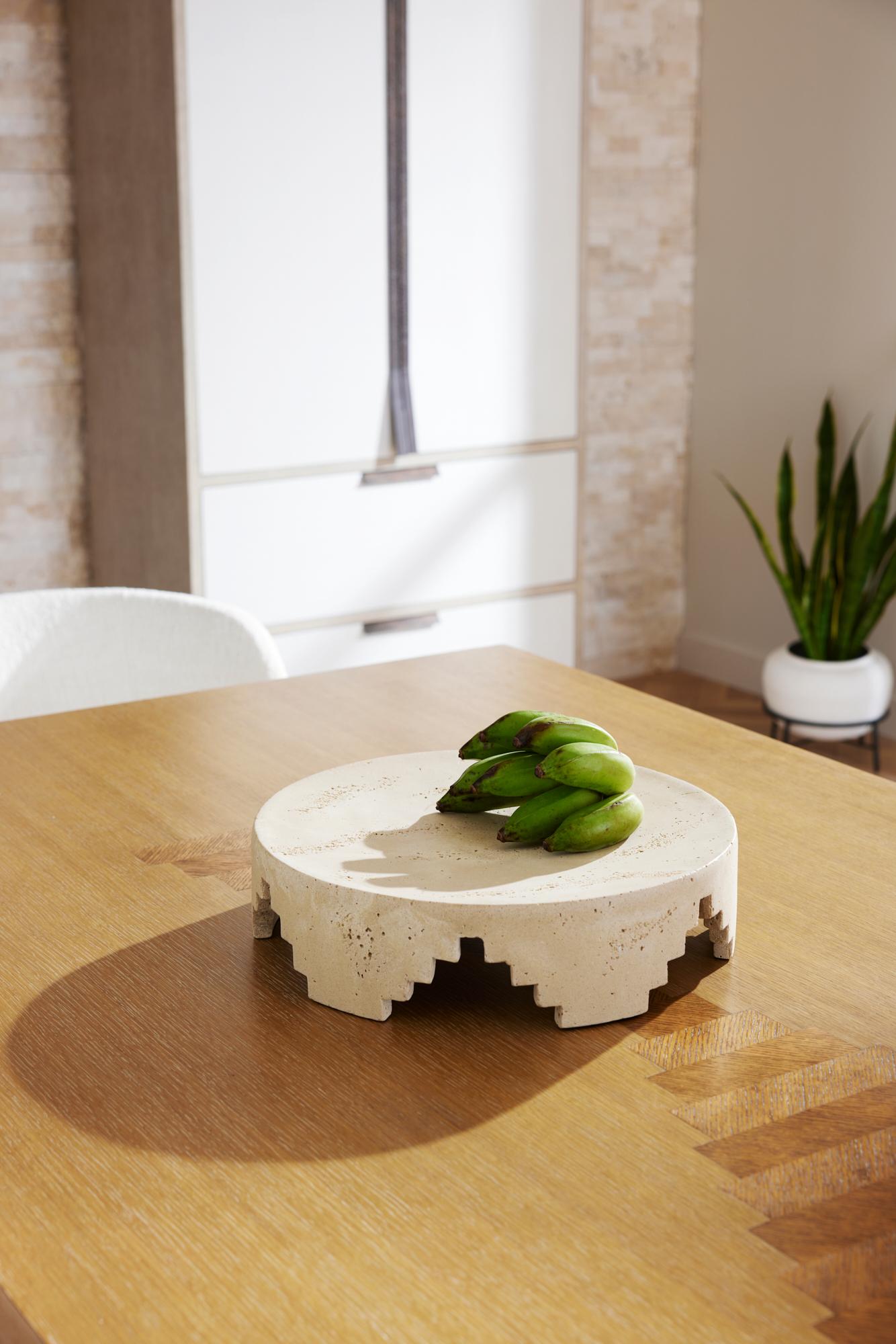 Centre de table Cornwall ATC07 - Faux travertin en vente 1