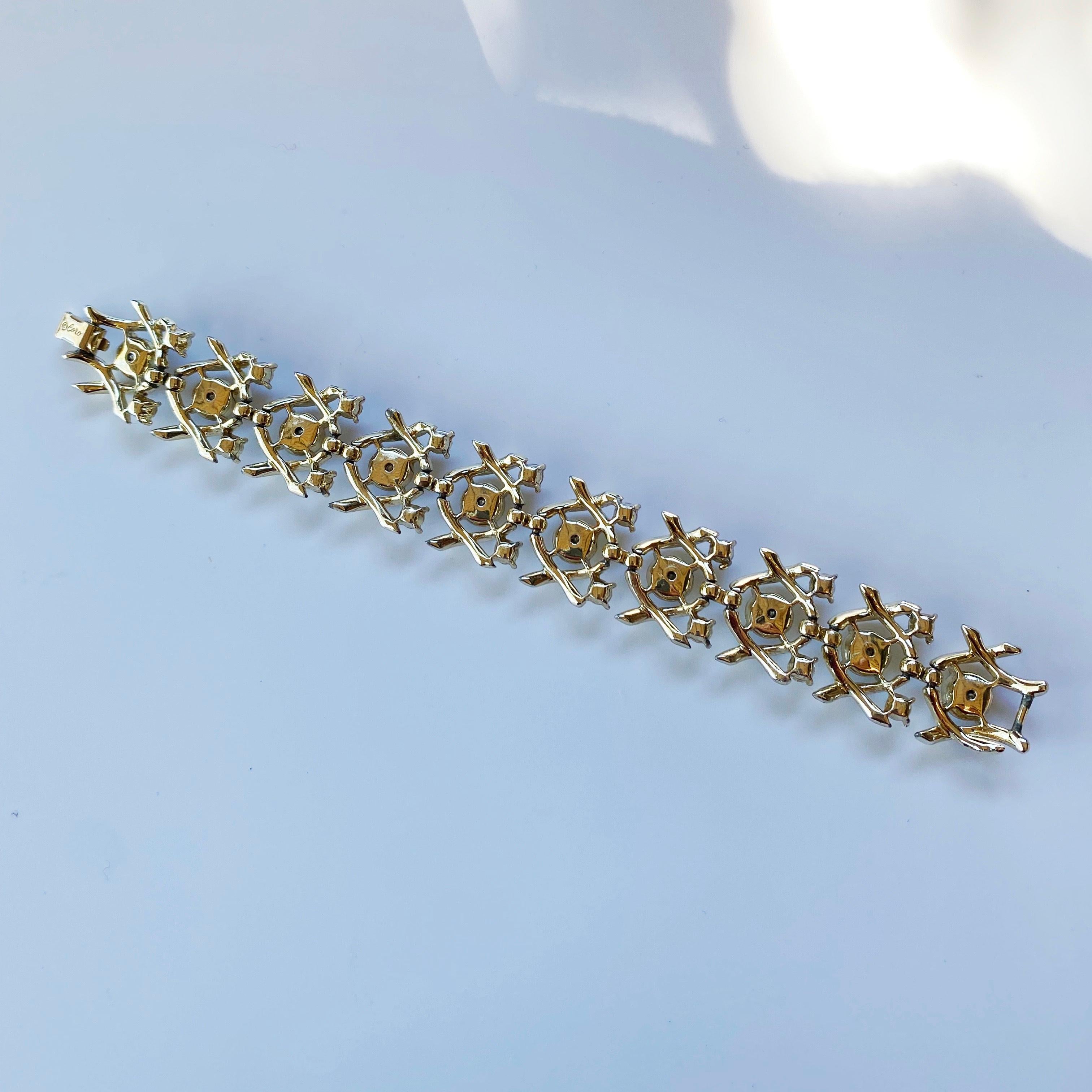 Women's Coro AB Crystal Bracelet For Sale