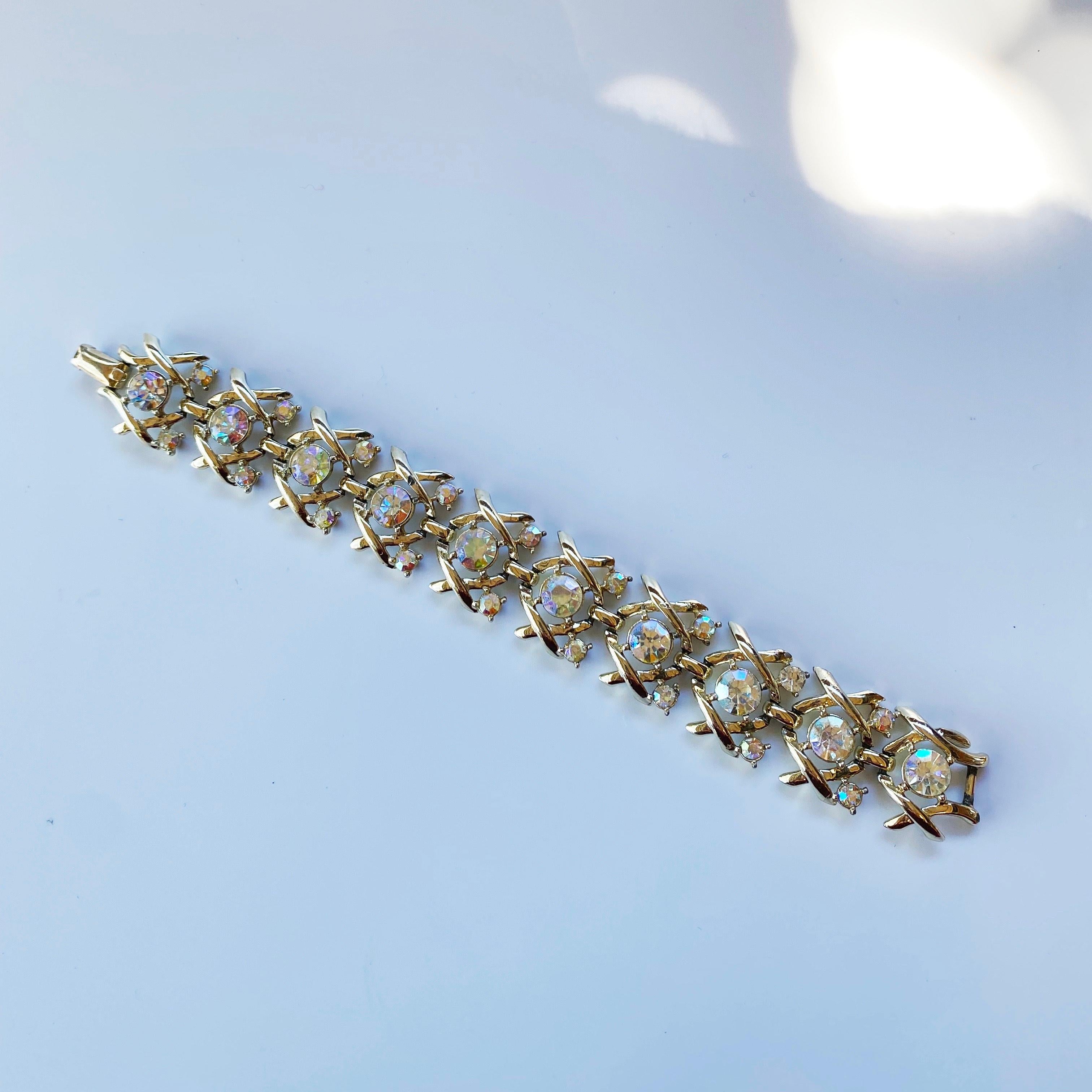 Coro AB Crystal Bracelet For Sale 1