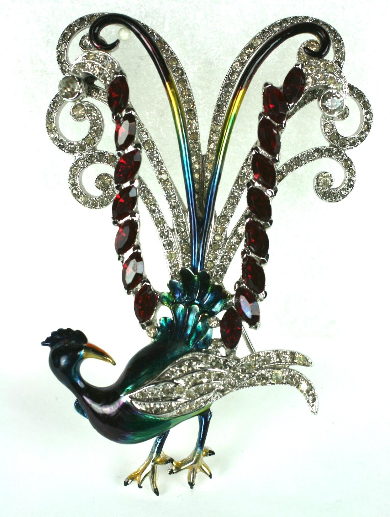 Coro Bird of Paradise Lyre Bird In Excellent Condition For Sale In New York, NY