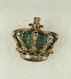 Coro Invisibly Set "Golden Jubilee" Royal Crown