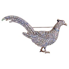 Coro Pheasant Brooch by Adolph Katz, 1942