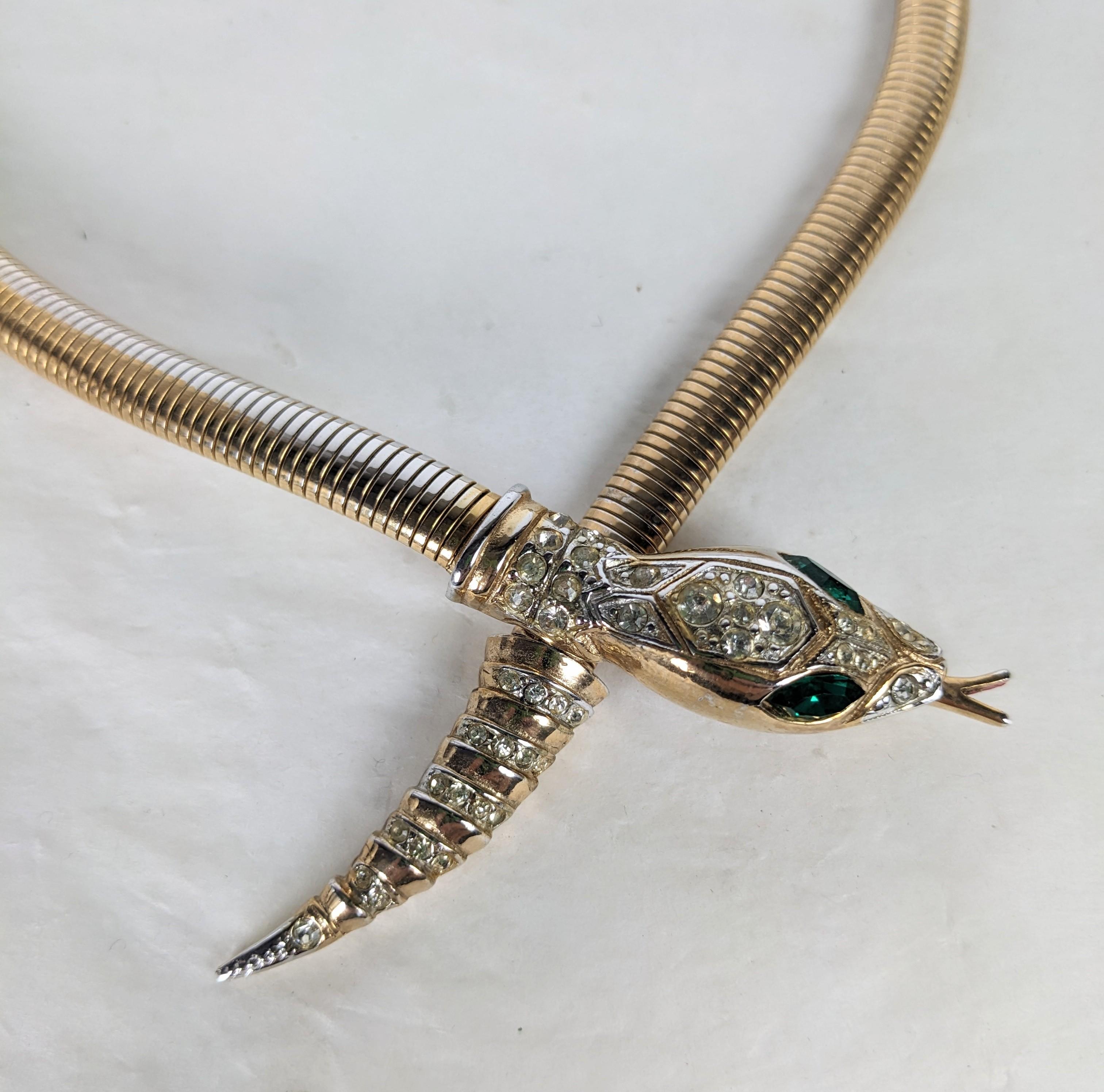 Rétro Collana di serpenti Corocraft Retro Gaspipe in vendita