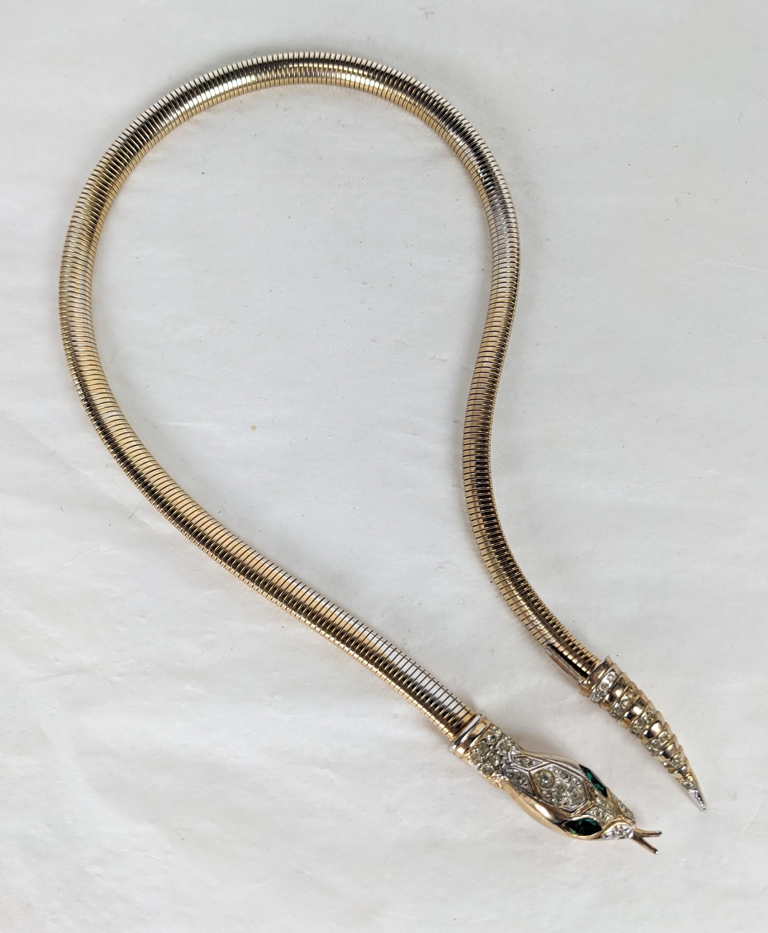 Collana di serpenti Corocraft Retro Gaspipe In condizioni buone in vendita a New York, NY