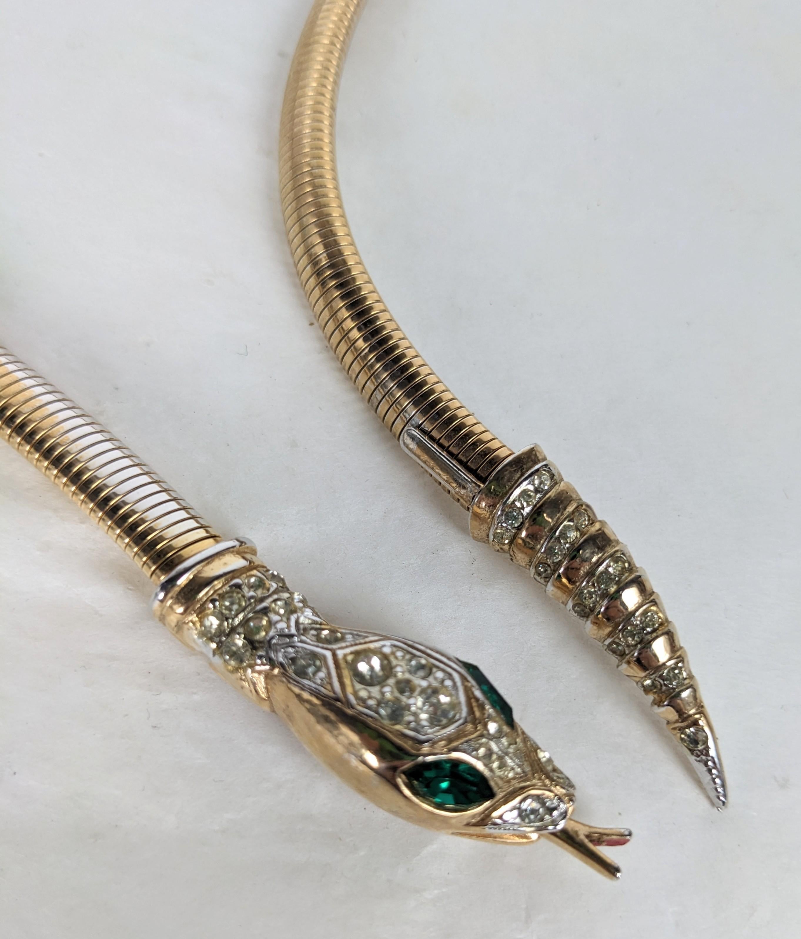 da uomo o donna Collana di serpenti Corocraft Retro Gaspipe in vendita