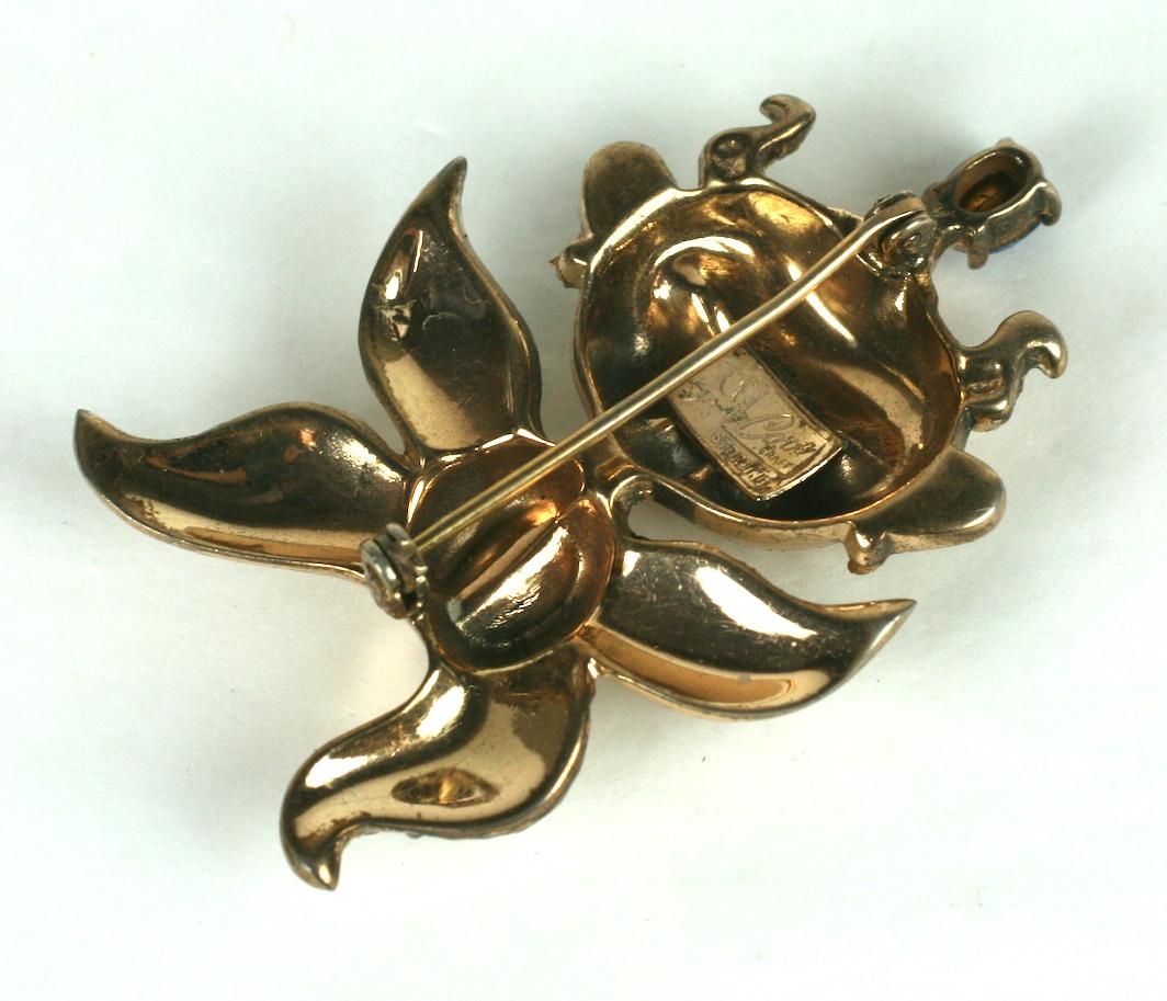 coro craft sterling brooch