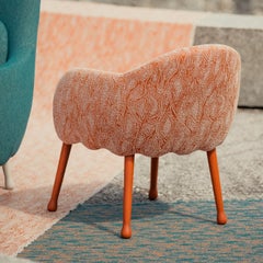 Corolla 279 Orange Armchair by Cristina Celestino