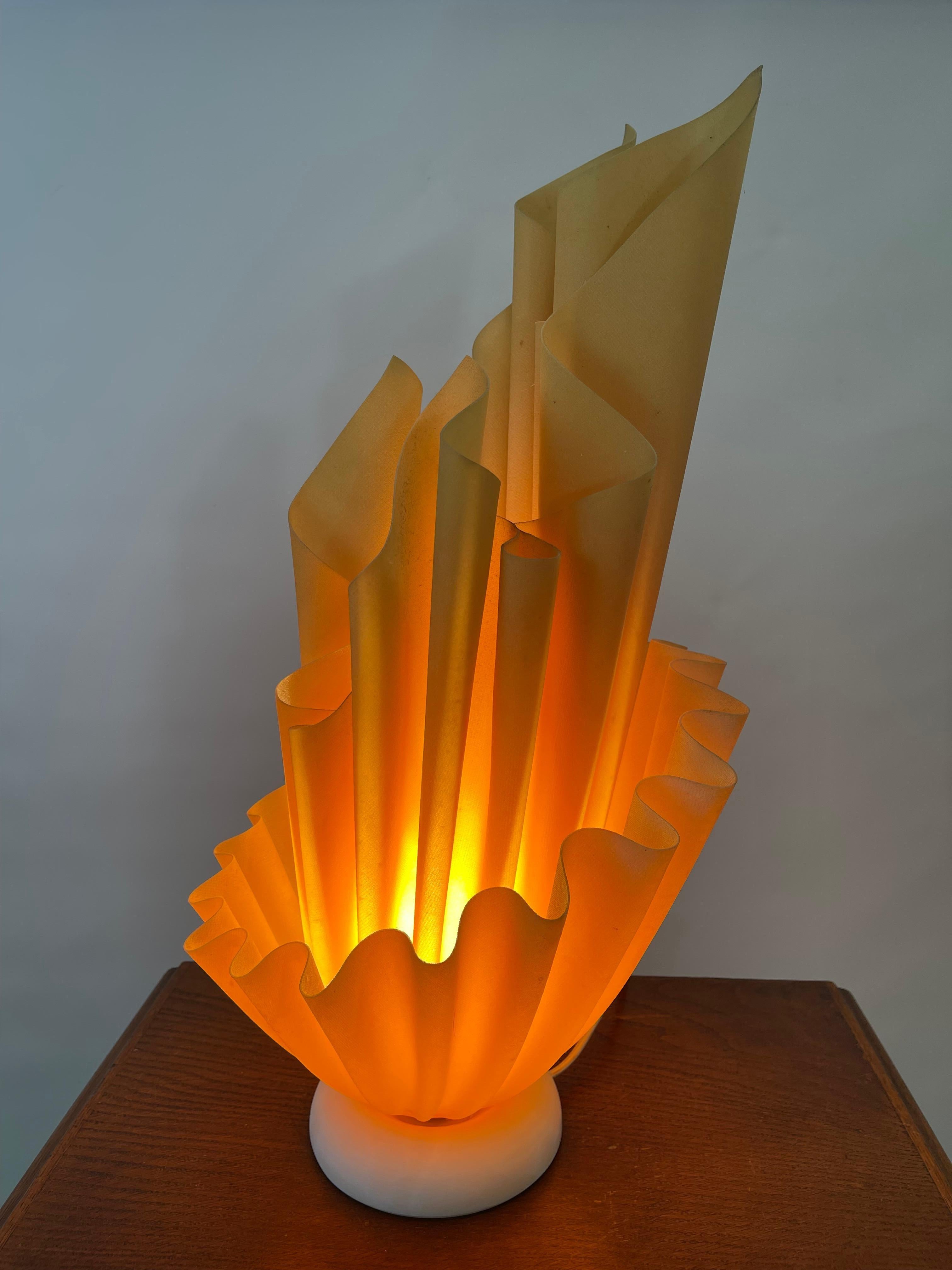 Epoxy Resin Corolle Office Lamp by Georgia Jacob For Sale