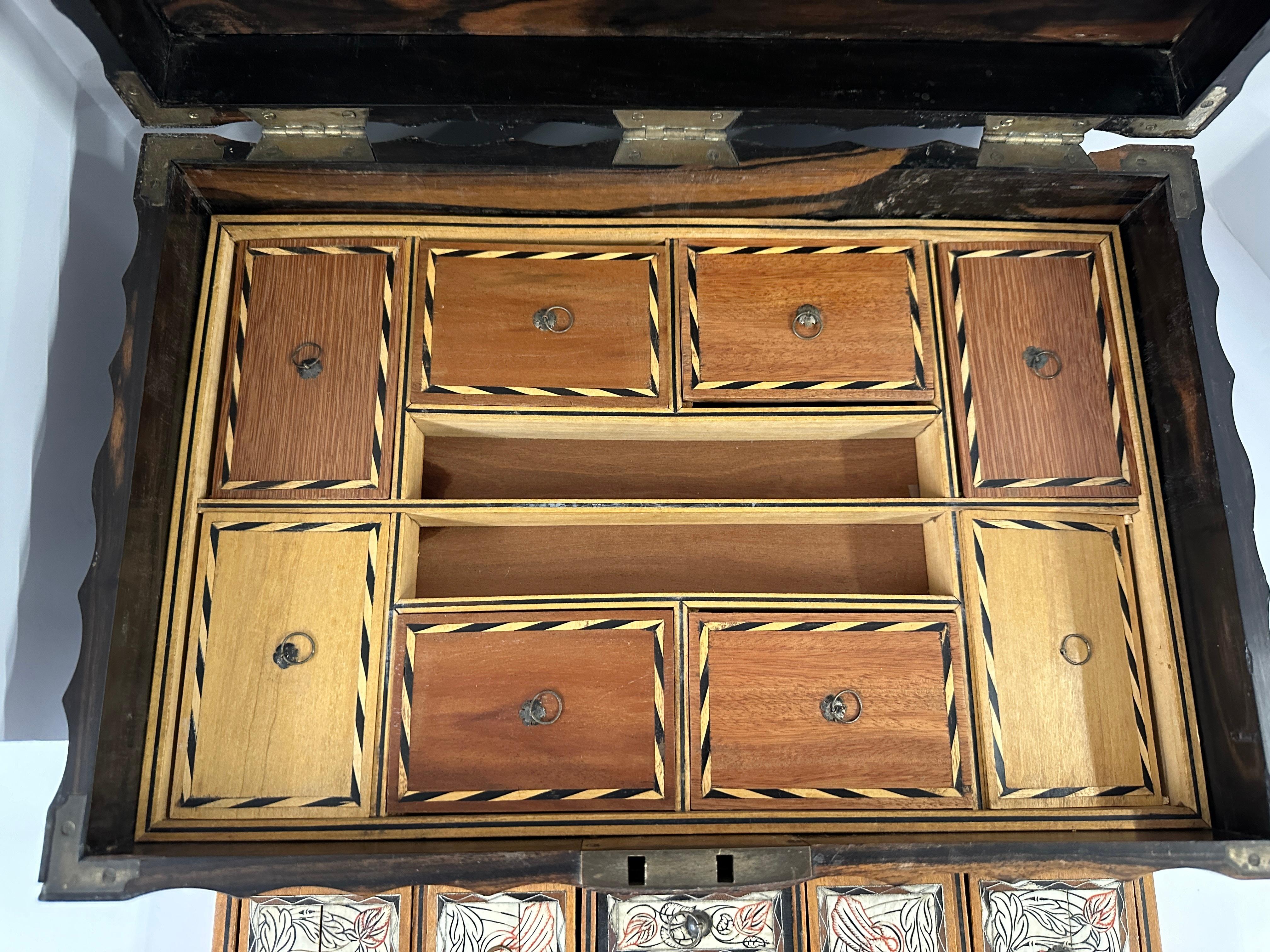 Coromandel Anglo Indian spice or Tea Box 8