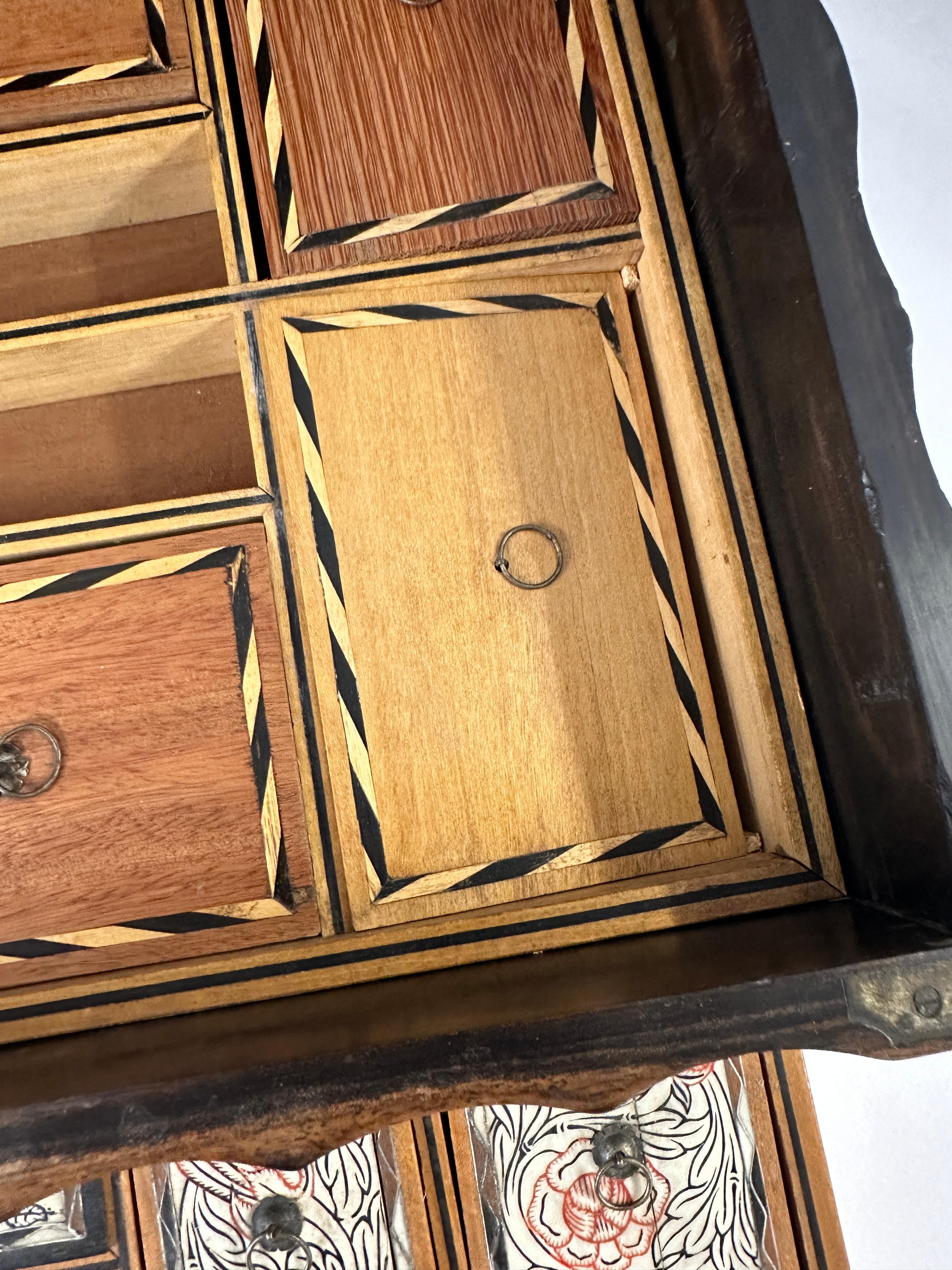 Coromandel Anglo Indian spice or Tea Box 9