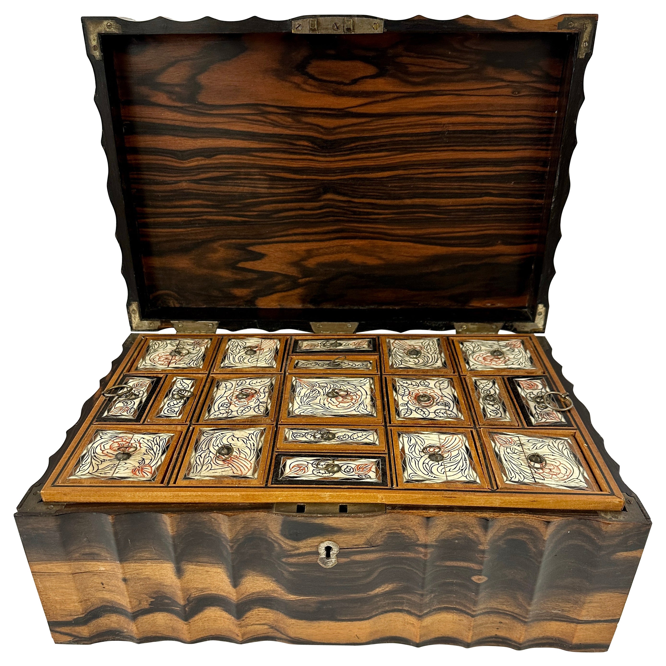 Coromandel Anglo Indian spice or Tea Box