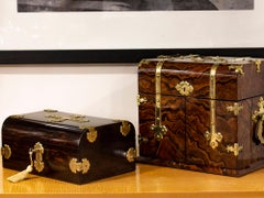 Coromandel Brass Bound Jewellery Box Edwards & Jones