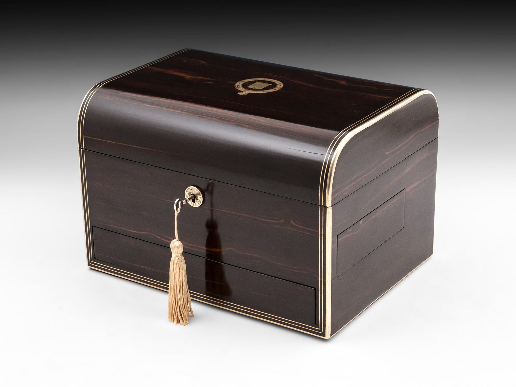 Coromandel Dome Top Jewelry Box 7