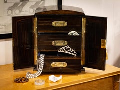 Coromandel Jewellery Cabinet Betjemann & Sons (attributed)