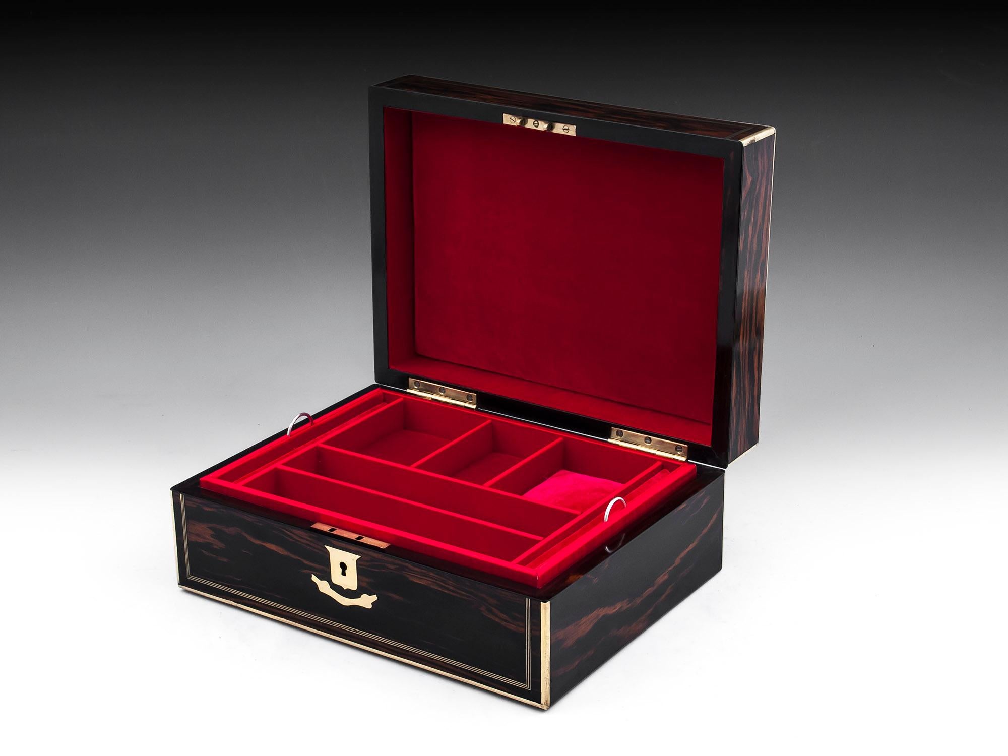 Coromandel Jewelry Box, 19th Century For Sale 2
