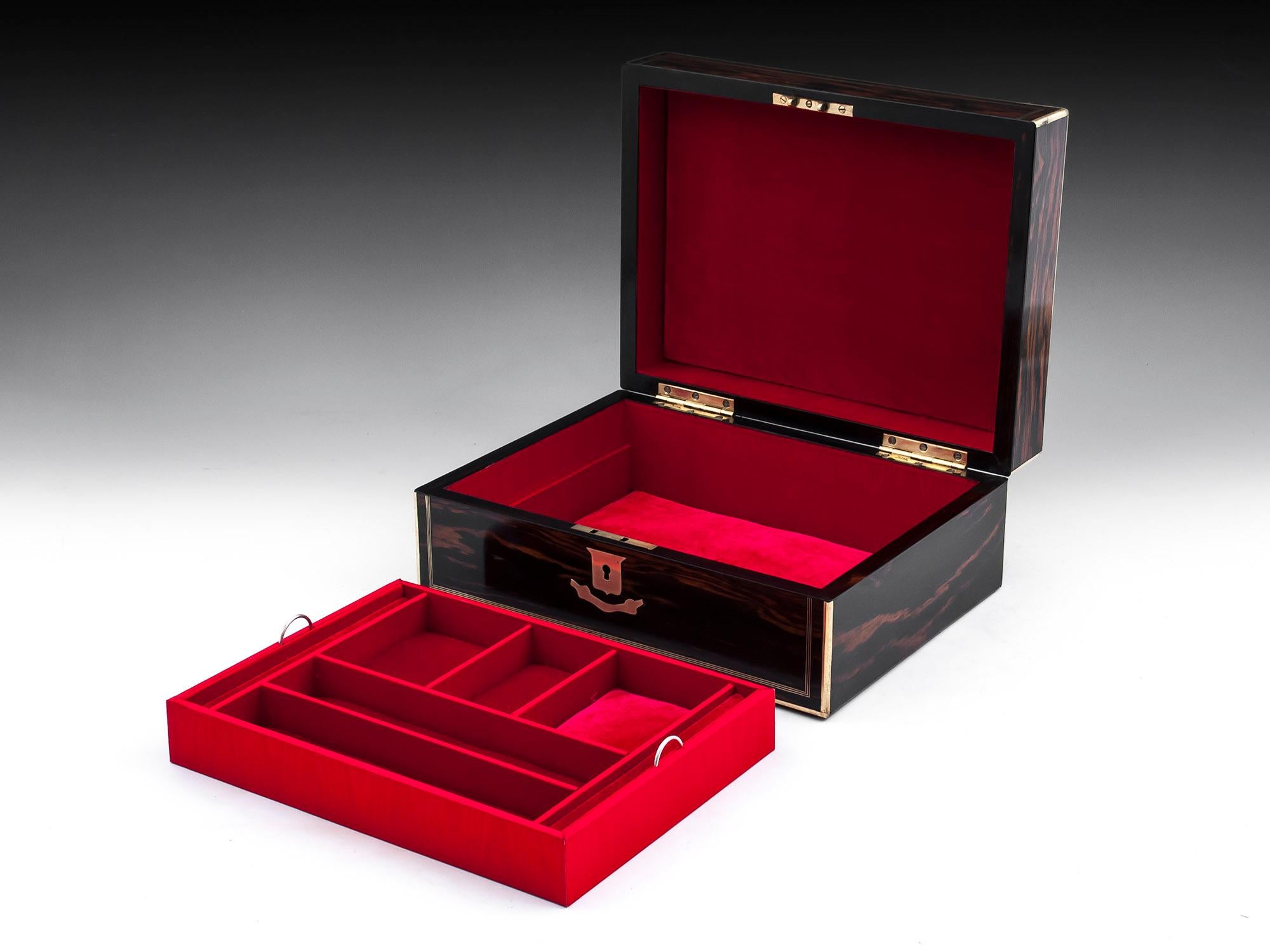 Coromandel Jewelry Box, 19th Century For Sale 3