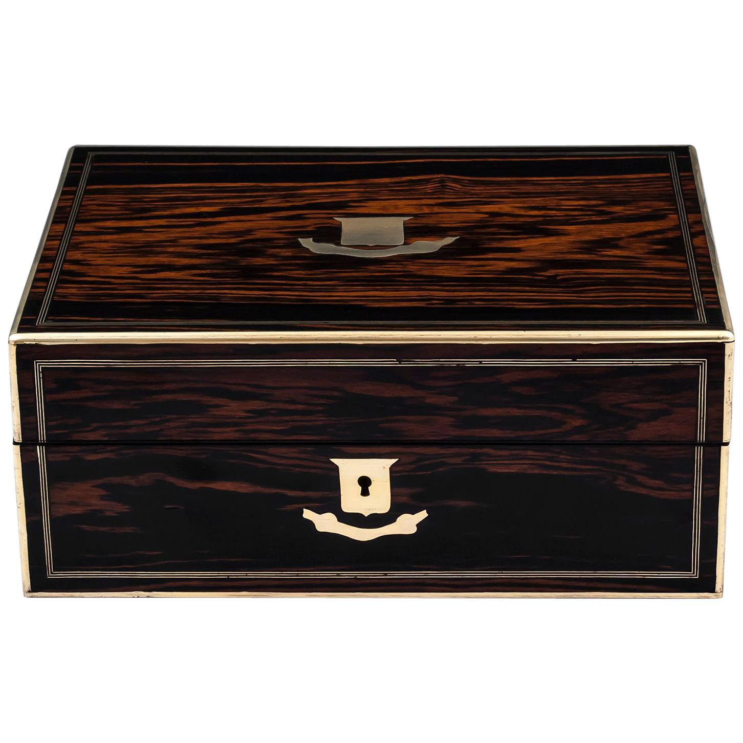 Coromandel Jewelry Box, 19th Century For Sale
