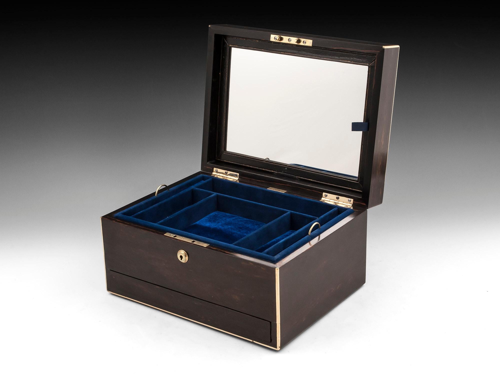 Coromandel Jewelry Box by Fisher, 19th Century For Sale 3