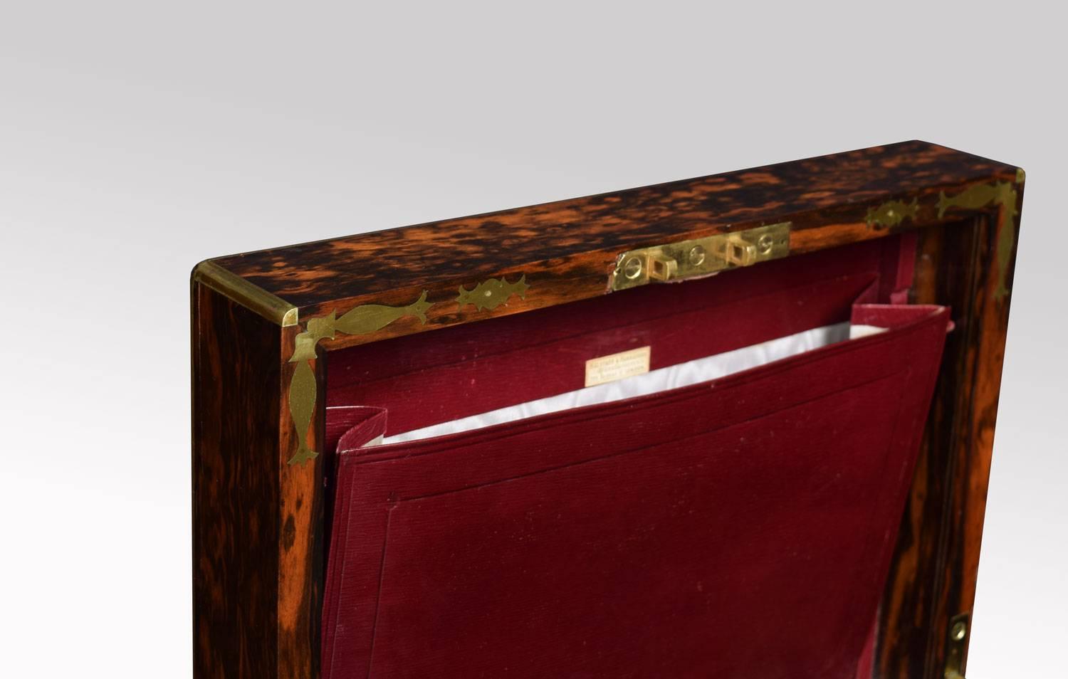Coromandel Ladies Travelling Dressing Table Box by Halstaff & Hannaford 2