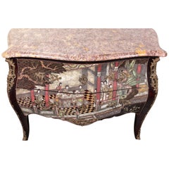 Coromandel Style, Chinoiserie Commode, circa 1950