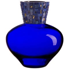 Corona Blue Vase