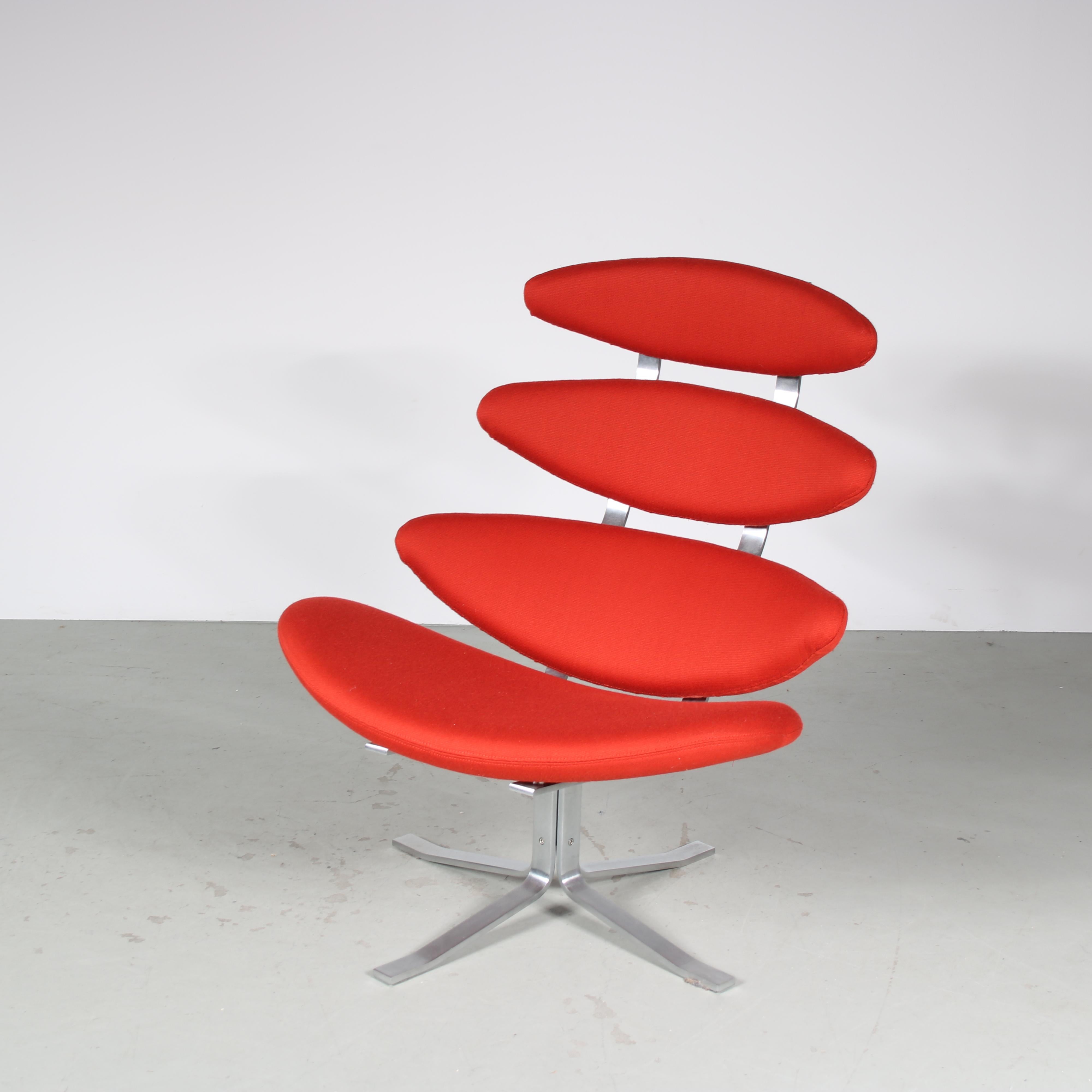 Danish “Corona” Chair by Poul Volther for Erik Jørgensen Møbelfabrik, Denmark 1960 For Sale