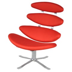 Used “Corona” Chair by Poul Volther for Erik Jørgensen Møbelfabrik, Denmark 1960