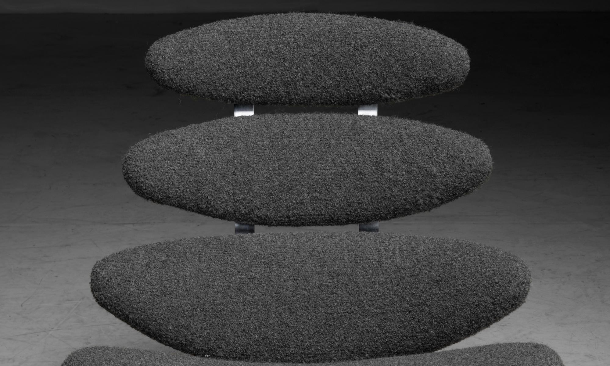 Bouclé Corona Chairs, America circa 1950