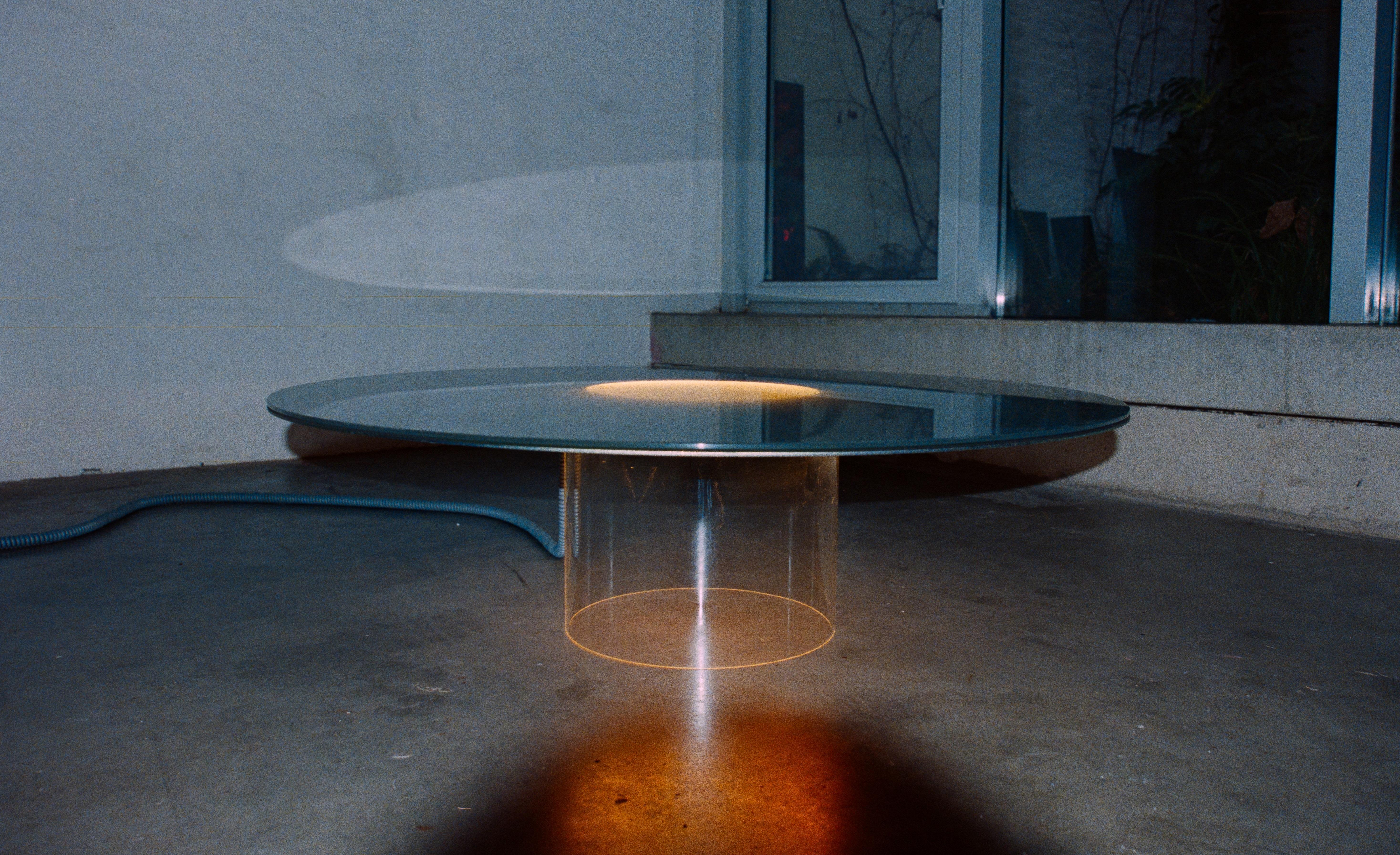 Frosted Corona Coffee Table by Amber Dewaele For Sale