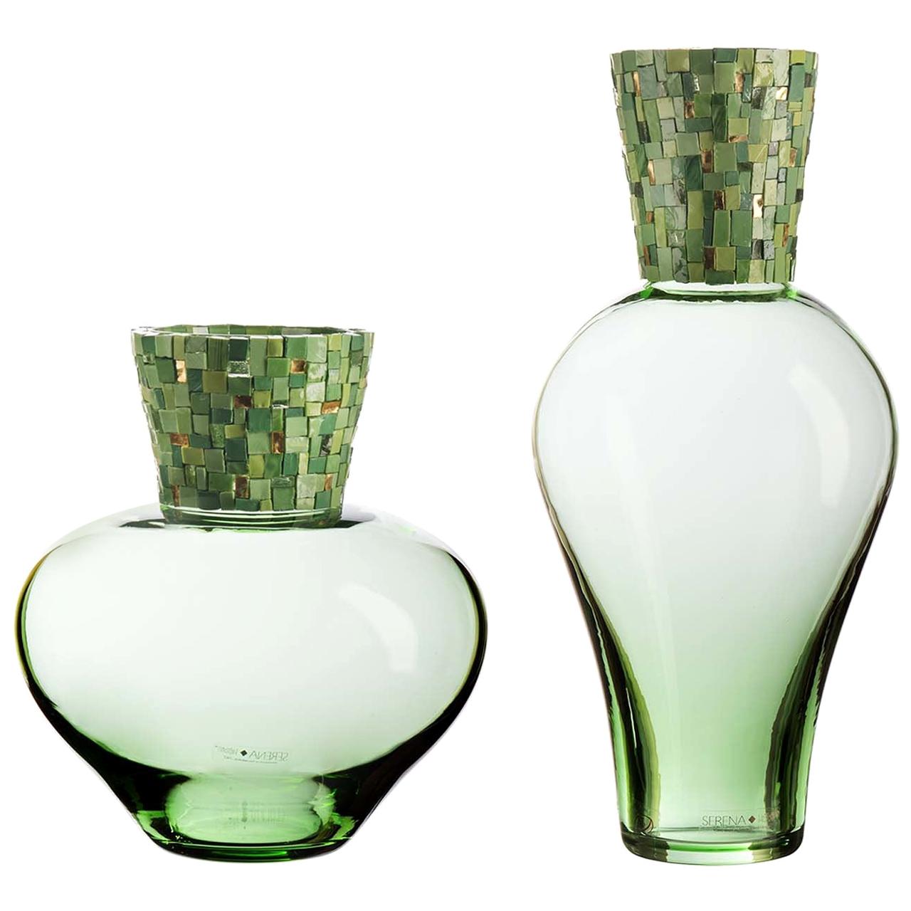 Corona Diadema Vases Green