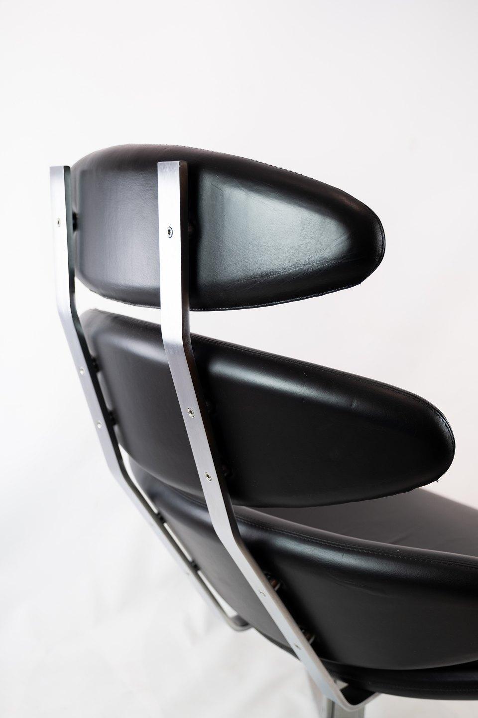 Scandinavian Modern Corona Easy Chair, Model EJ 5, by Poul M. Volther In Good Condition In Lejre, DK