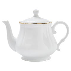 Retro Corona Gold Teapot