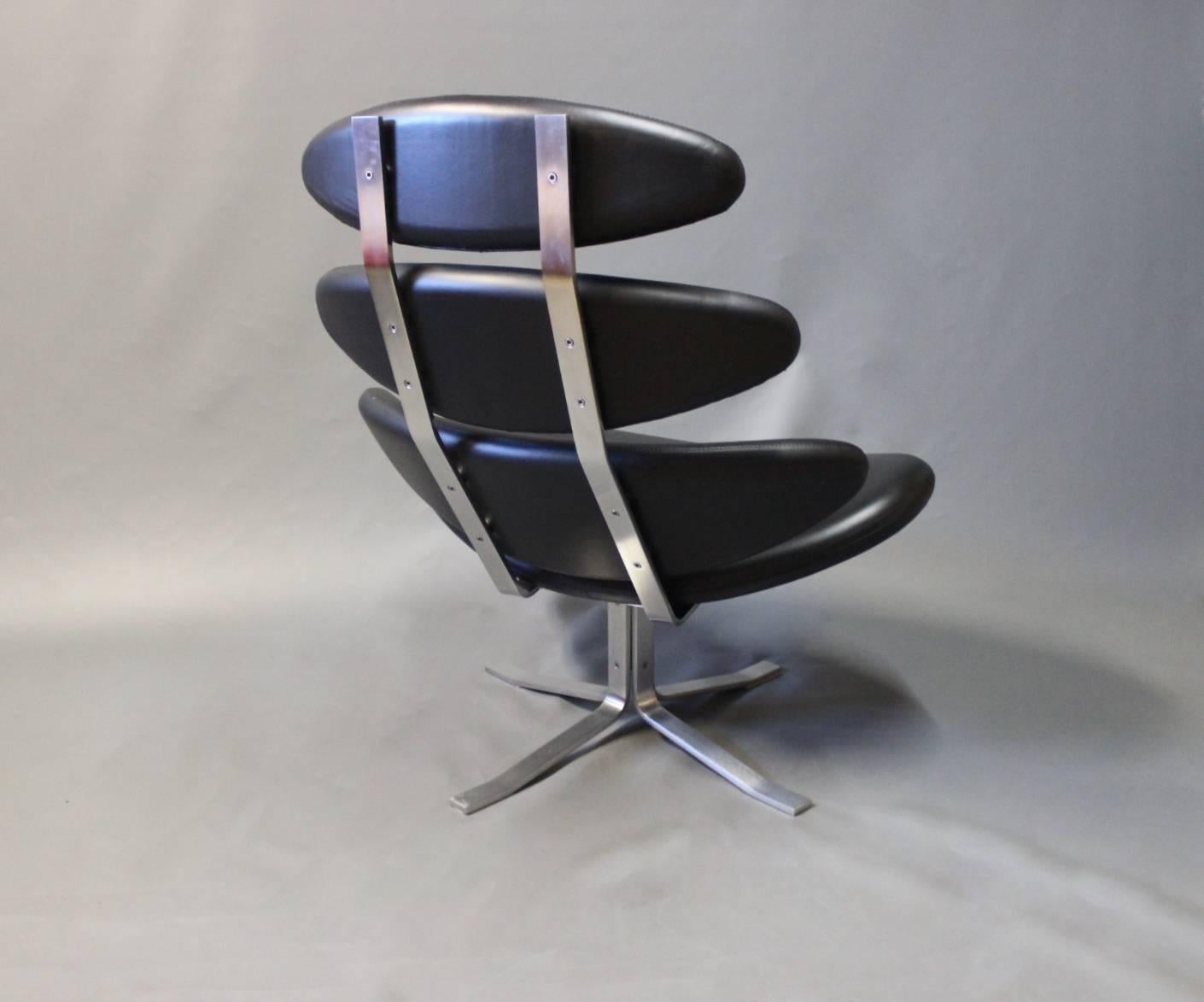 Mid-Century Modern Chaise Corona Modèle EJ 5 Par Poul M. A&M-One Pour Erik Jørgensen en vente