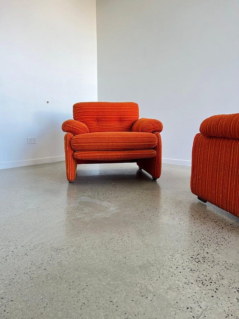 Aluminum Coronado Lounge Armchairs by Tobia Scarpa for C&b Italia For Sale