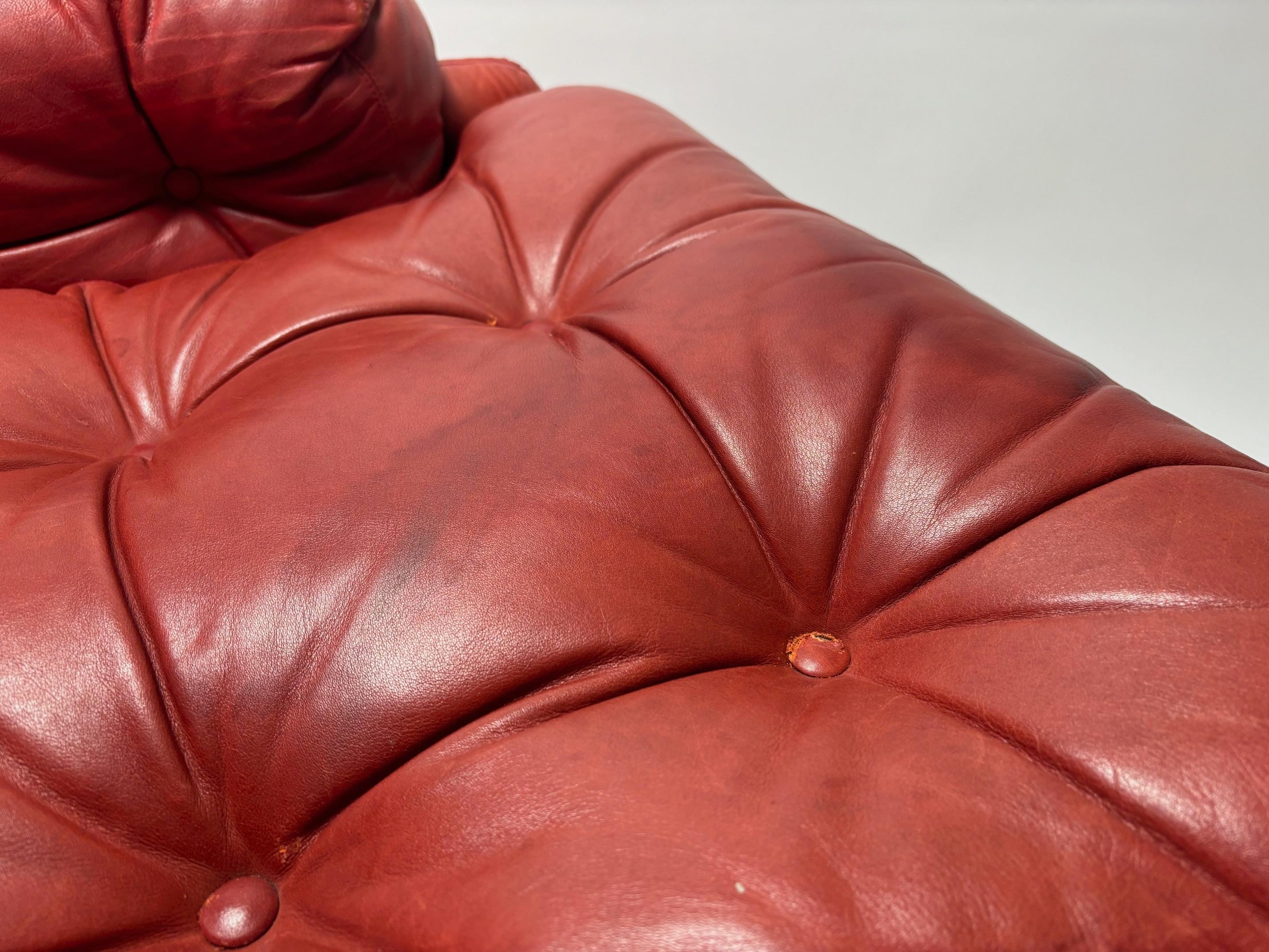 Fauteuil Coronado Pink par Afra & Tobia Scarpa pour B&B Italia, 1960s Bon état - En vente à Argelato, BO