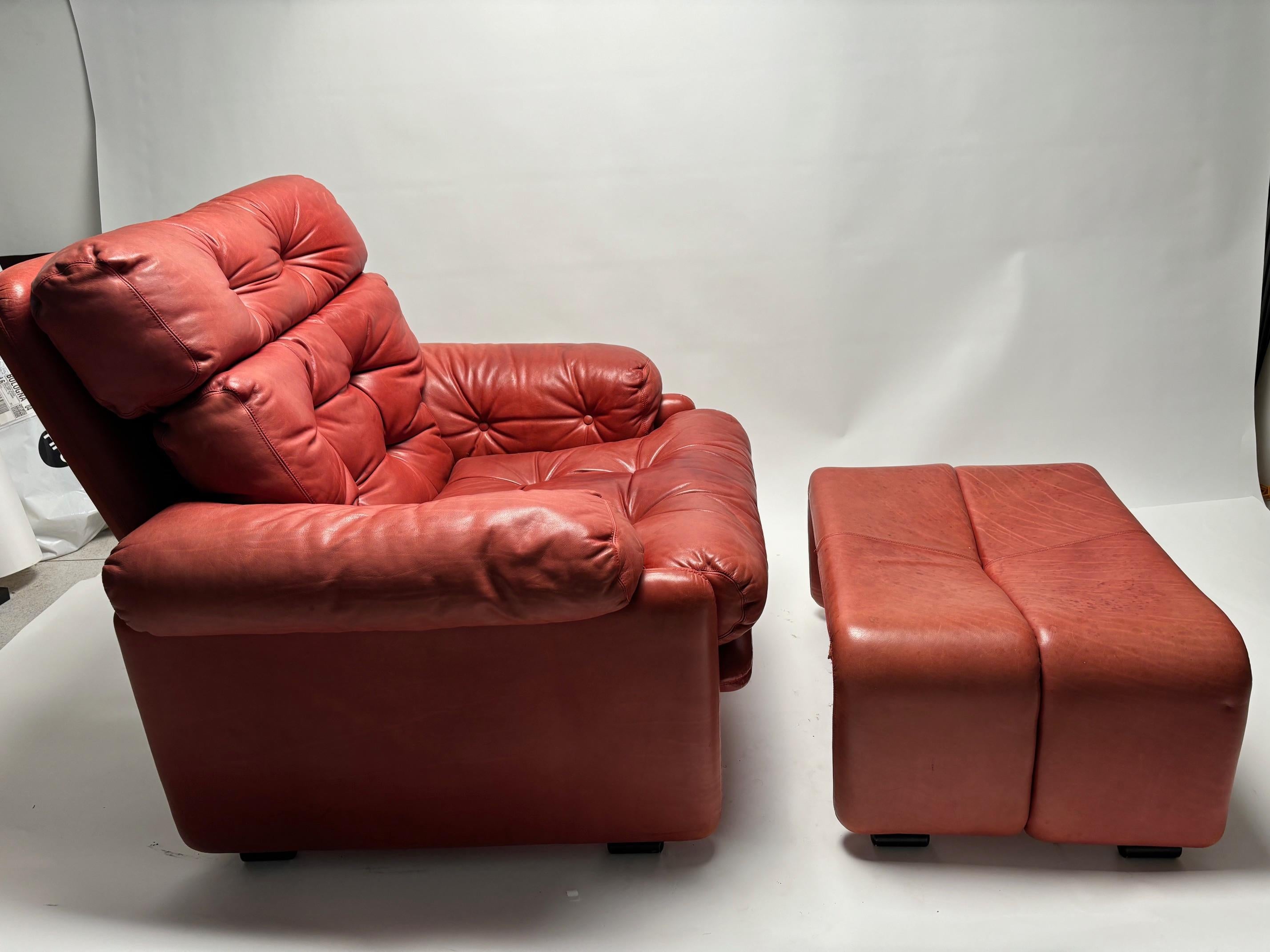 Fauteuil Coronado Pink par Afra & Tobia Scarpa pour B&B Italia, 1960s en vente 2