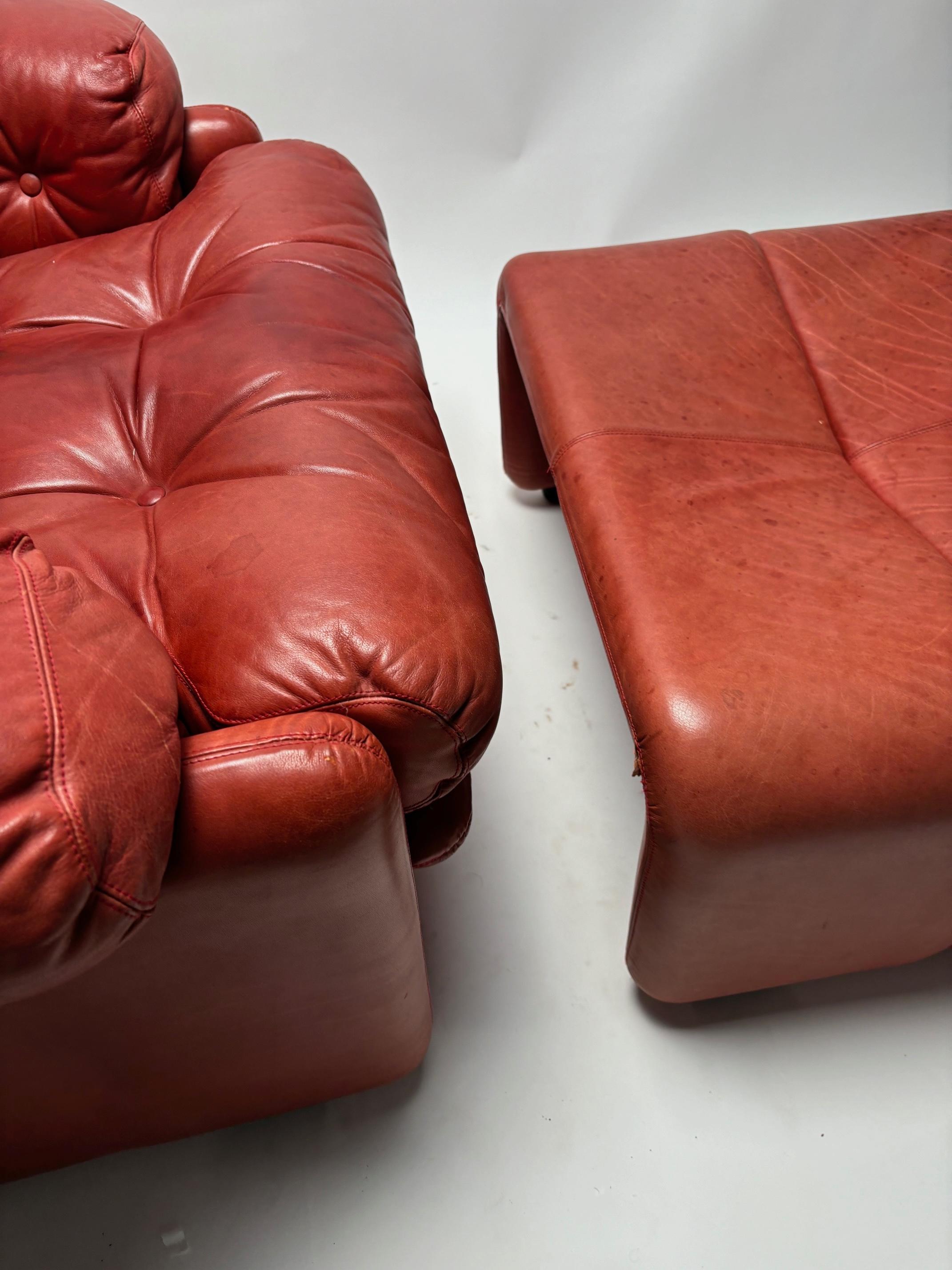 Fauteuil Coronado Pink par Afra & Tobia Scarpa pour B&B Italia, 1960s en vente 3