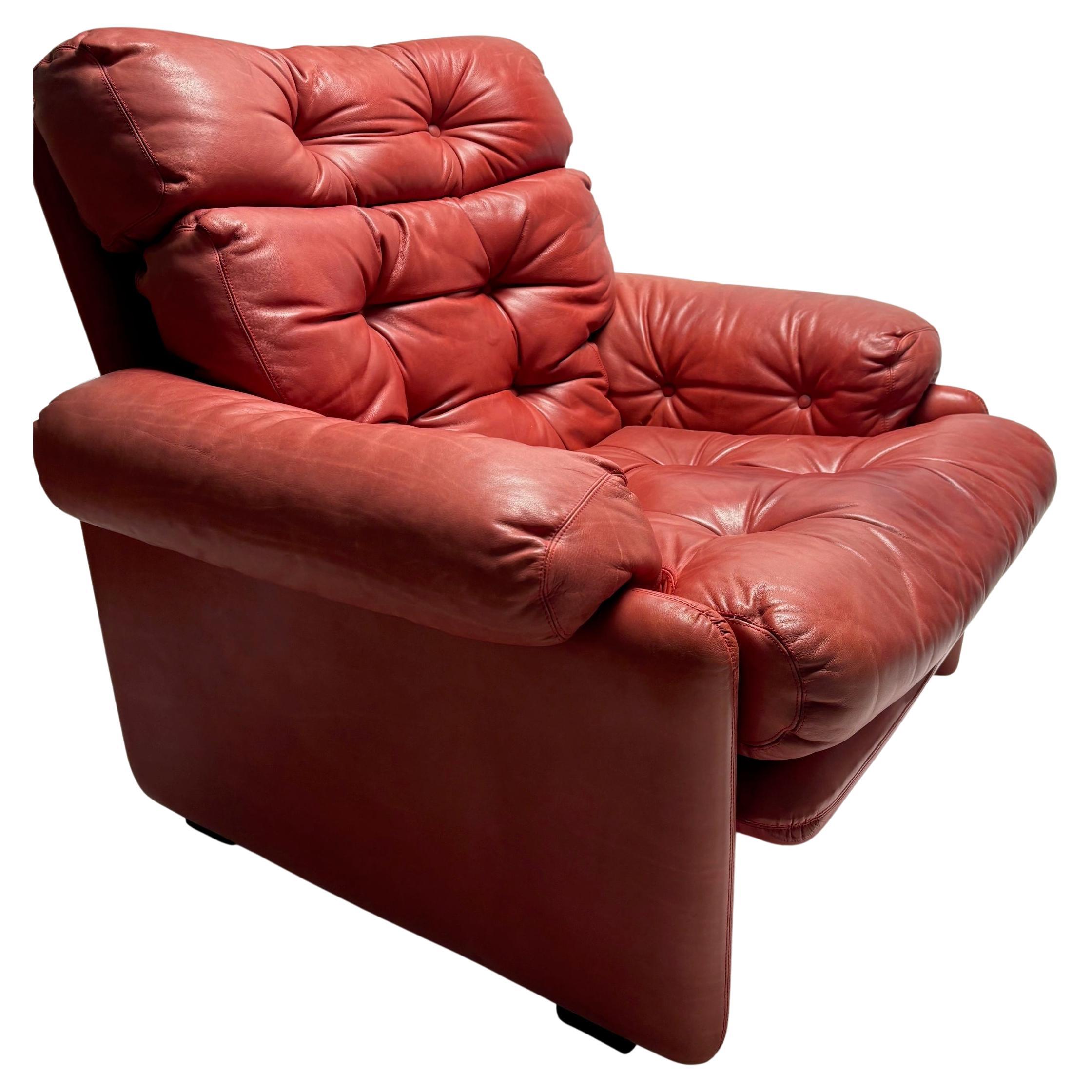 Fauteuil Coronado Pink par Afra & Tobia Scarpa pour B&B Italia, 1960s en vente